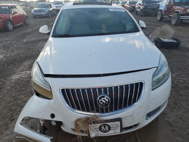 W04GU5GC9B1005396 - 2011 BUICK REGAL CXL WHITE photo 5