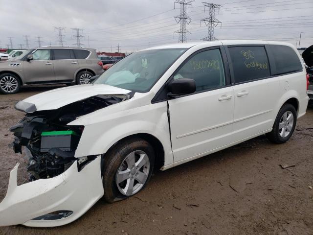 2C4RDGBG9DR763242 - 2013 DODGE GRAND CARA SE WHITE photo 1