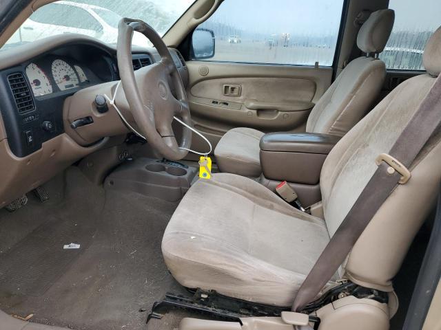 5TEGM92N14Z440296 - 2004 TOYOTA TACOMA DOUBLE CAB PRERUNNER GOLD photo 7