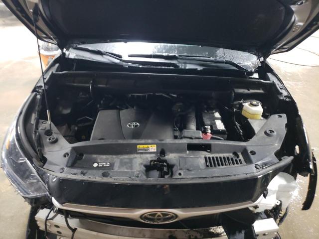 5TDGZRBH6MS559731 - 2021 TOYOTA HIGHLANDER XLE შავი ფოტო 11