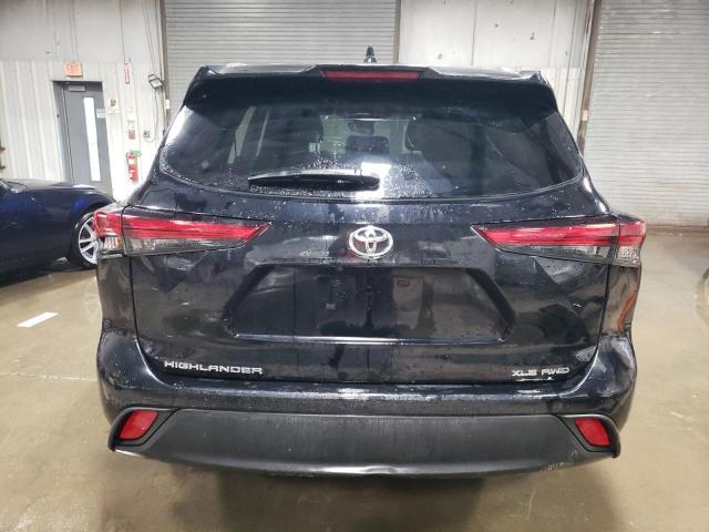 5TDGZRBH6MS559731 - 2021 TOYOTA HIGHLANDER XLE შავი ფოტო 6