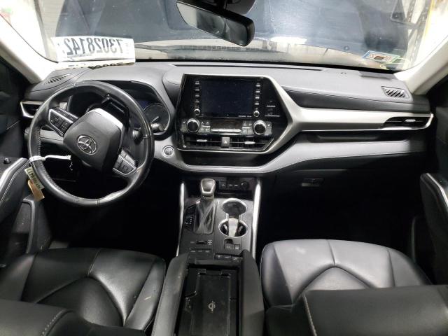 5TDGZRBH6MS559731 - 2021 TOYOTA HIGHLANDER XLE შავი ფოტო 8