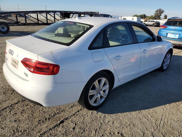 WAUBFAFL3BN050103 - 2011 AUDI A4 PREMIUM WHITE photo 3