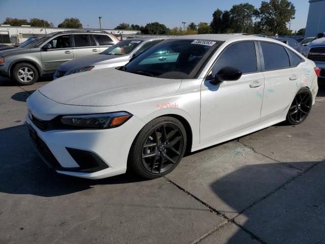 2HGFE2F58NH503063 - 2022 HONDA CIVIC SPORT თეთრი ფოტო 1