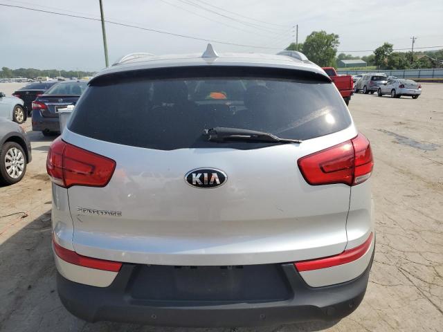 KNDPB3AC2E7606658 - 2014 KIA SPORTAGE BASE SILVER photo 6