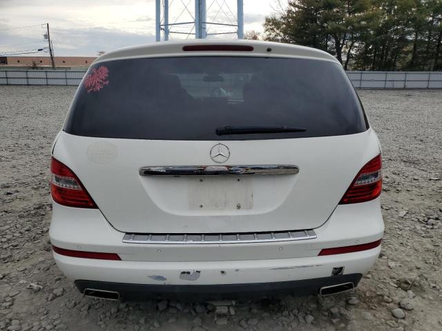 4JGCB6FE6BA123307 - 2011 MERCEDES-BENZ R 350 4MATIC WHITE photo 6