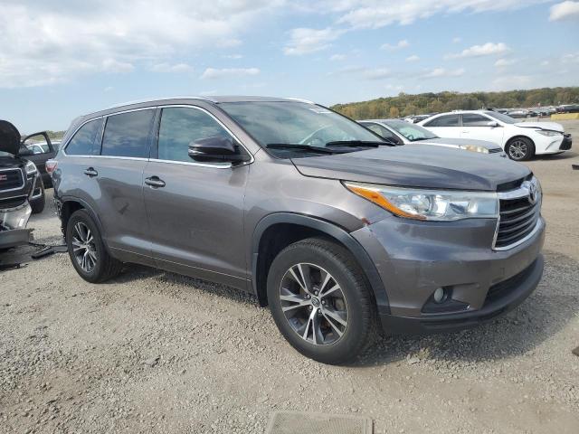 5TDJKRFH3GS500600 - 2016 TOYOTA HIGHLANDER XLE GRAY photo 4