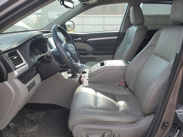 5TDJKRFH3GS500600 - 2016 TOYOTA HIGHLANDER XLE GRAY photo 7