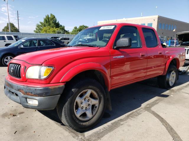 5TEHN72N14Z323534 - 2004 TOYOTA TACOMA DOUBLE CAB RED photo 1