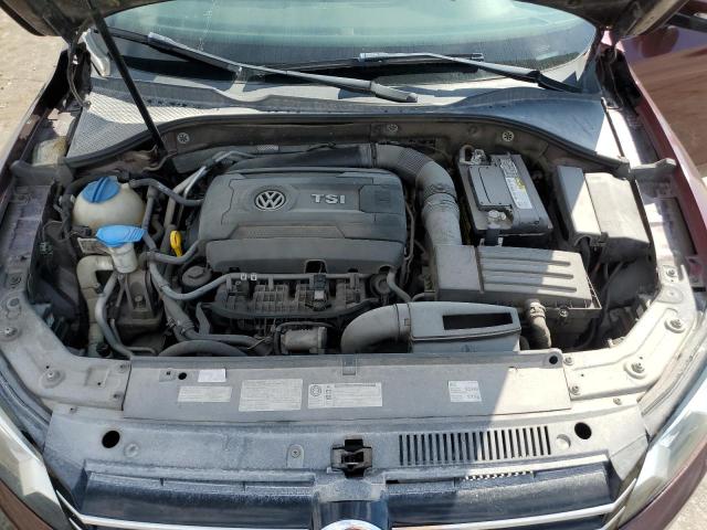 1VWAT7A3XEC077183 - 2014 VOLKSWAGEN PASSAT S BURGUNDY photo 11