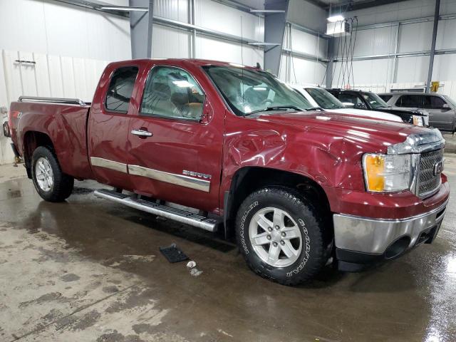 1GTR2VE77DZ272955 - 2013 GMC SIERRA K1500 SLE MAROON photo 4