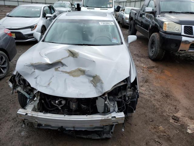 JTHBJ46G582234540 - 2008 LEXUS ES 350 SILVER photo 5