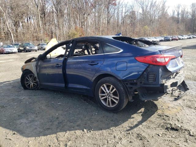 5NPE24AF3HH491883 - 2017 HYUNDAI SONATA SE BLUE photo 2