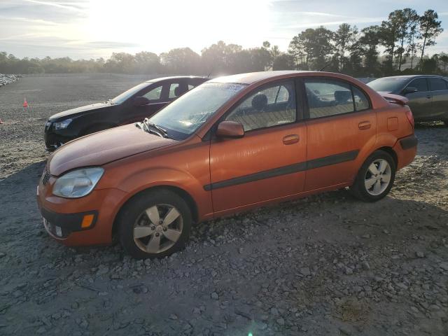 KNADE123286324752 - 2008 KIA RIO BASE ORANGE photo 1