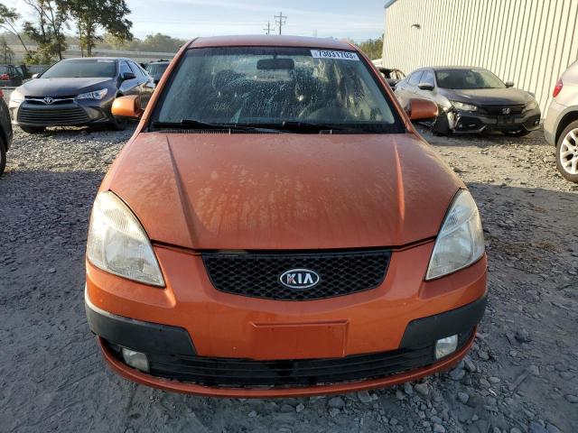 KNADE123286324752 - 2008 KIA RIO BASE ORANGE photo 5