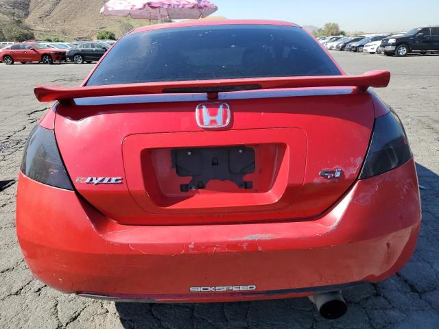 2HGFG21556H711419 - 2006 HONDA CIVIC SI RED photo 6