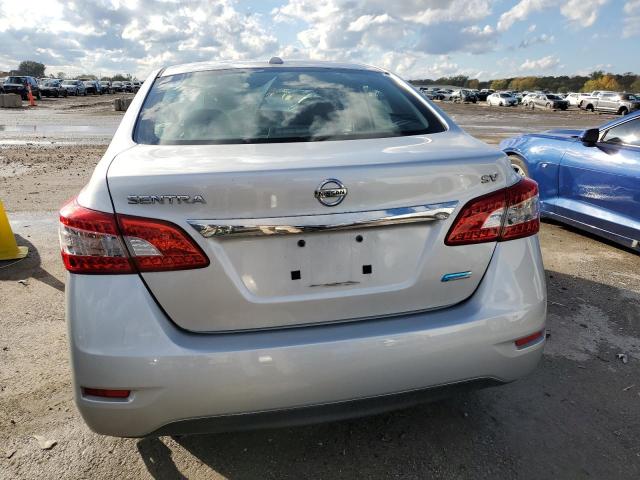 3N1AB7APXEY301314 - 2014 NISSAN SENTRA S SILVER photo 6