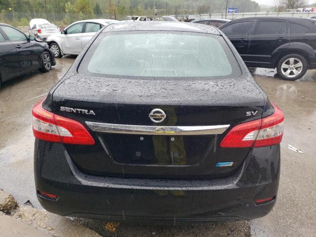 3N1AB7AP6EY200433 - 2014 NISSAN SENTRA S BLACK photo 6