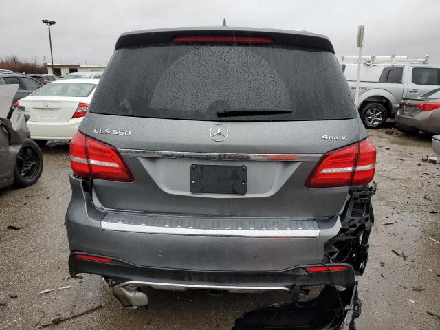 4JGDF7DE8HA917798 - 2017 MERCEDES-BENZ GLS 550 4MATIC GRAY photo 6