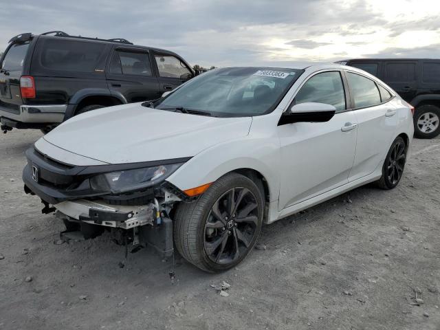 2HGFC2F82LH554183 - 2020 HONDA CIVIC SPORT 白色 照片 1