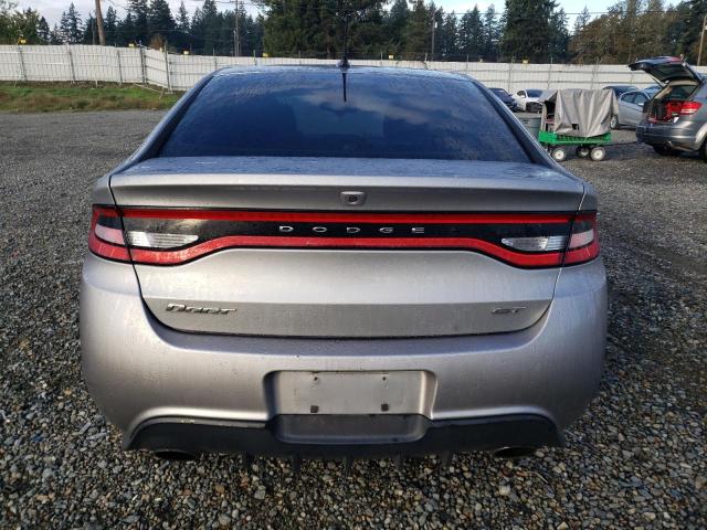 1C3CDFEB6ED862125 - 2014 DODGE DART GT SILVER photo 6