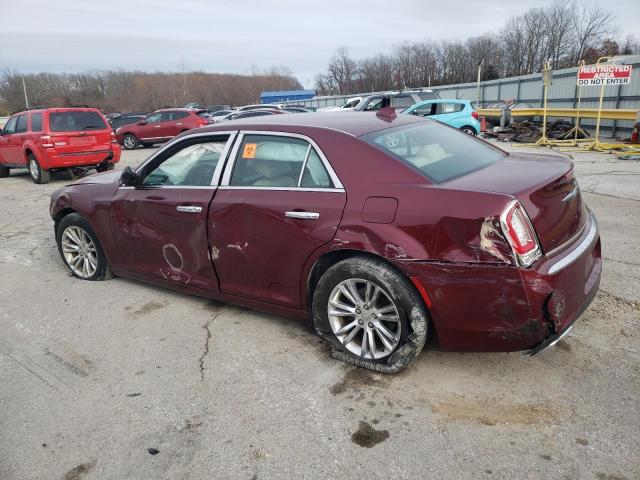 2C3CCAAG9HH565400 - 2017 CHRYSLER 300 LIMITED MAROON photo 2