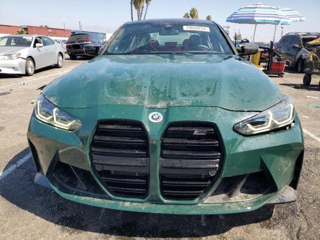 WBS33AY03PFP14557 - 2023 BMW M3 COMPETITION GREEN photo 5