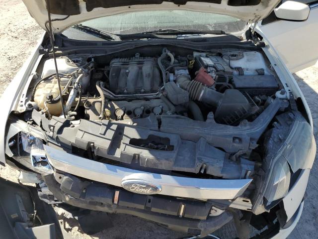 3FAHP0HG8AR232143 - 2010 FORD FUSION SE WHITE photo 11