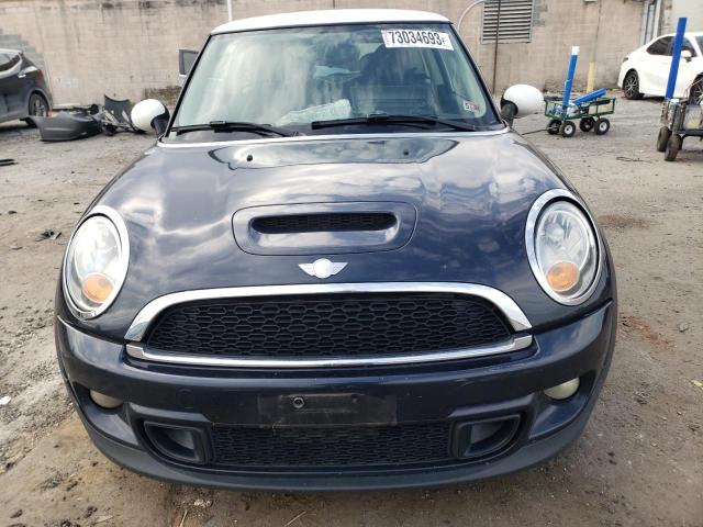 WMWSV3C51DT396380 - 2013 MINI COOPER S BLUE photo 5