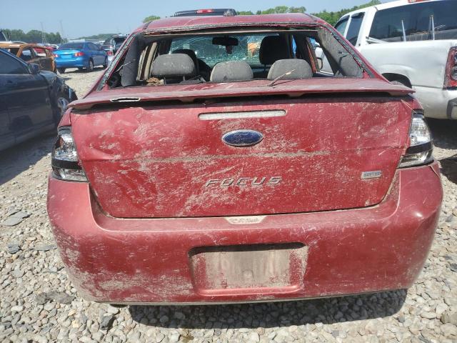 1FAHP3GN1AW115728 - 2010 FORD FOCUS SES RED photo 6