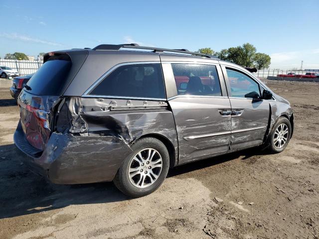 5FNRL5H68CB051711 - 2012 HONDA ODYSSEY EXL GRAY photo 3