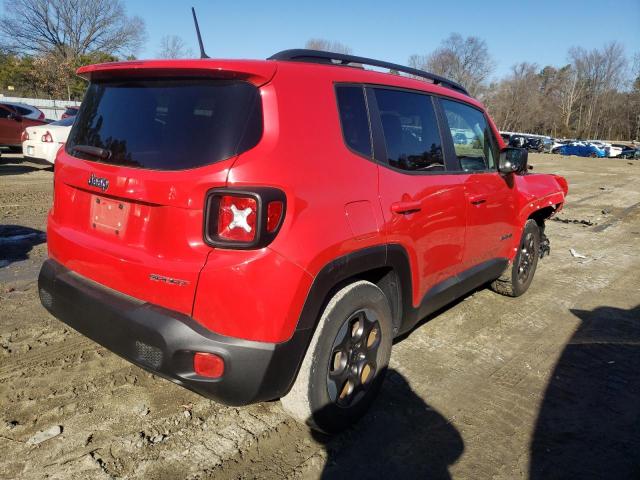 ZACCJAAB8HPF61262 - 2017 JEEP RENEGADE SPORT RED photo 3