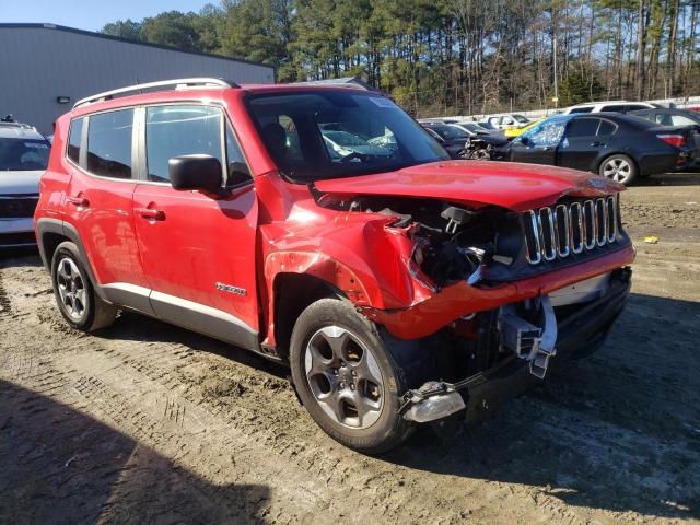 ZACCJAAB8HPF61262 - 2017 JEEP RENEGADE SPORT წითელი ფოტო 4