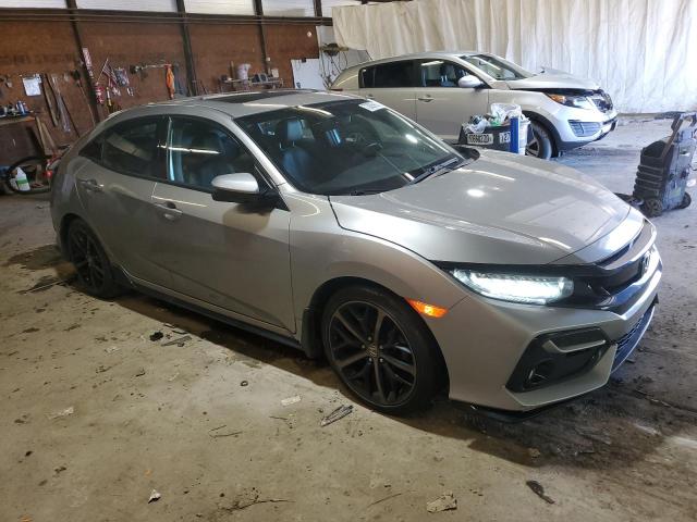 SHHFK7H96MU413157 - 2021 HONDA CIVIC SPORT TOURING SILVER photo 4