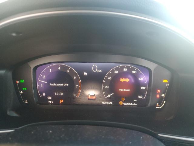 19XFL1H84NE012409 - 2022 HONDA CIVIC SPORT TOURING GRAY photo 9