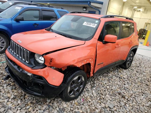 ZACCJBBH5FPC13828 - 2015 JEEP RENEGADE LATITUDE ORANGE photo 1