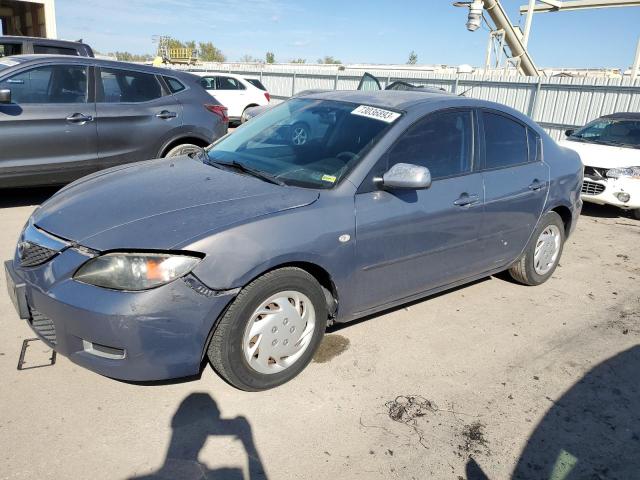 JM1BK12F681100393 - 2008 MAZDA 3 I GRAY photo 1