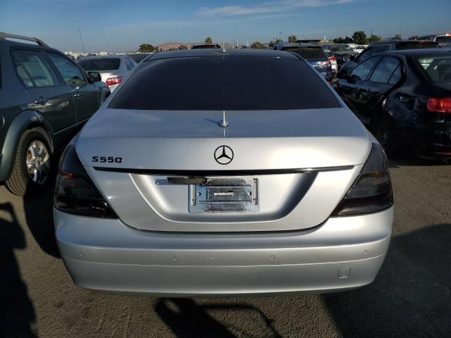 WDDNG71X17A028129 - 2007 MERCEDES-BENZ S 550 SILVER photo 6