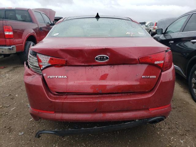 5XXGN4A74CG024193 - 2012 KIA OPTIMA EX RED photo 6