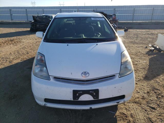 JTDKB20U087806392 - 2008 TOYOTA PRIUS WHITE photo 5