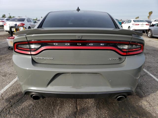 2C3CDXL90JH144914 - 2018 DODGE CHARGER SRT HELLCAT GRAY photo 6