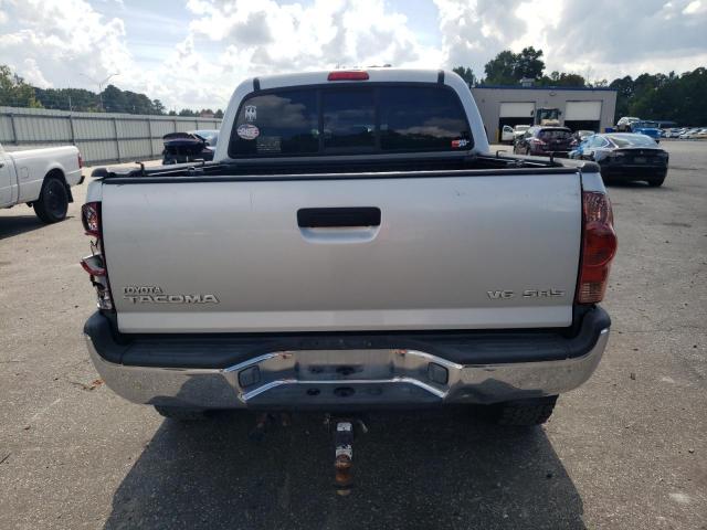 3TMLU42N57M008961 - 2007 TOYOTA TACOMA DOUBLE CAB SILVER photo 6