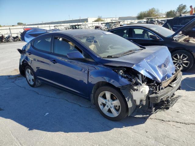 KMHDH4AE3DU728093 - 2013 HYUNDAI ELANTRA GLS BLUE photo 4