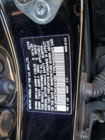 SHHFK7H41JU414362 - 2018 HONDA CIVIC SPORT 黑色 照片 12