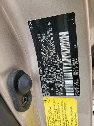 JTEDW21A960015698 - 2006 TOYOTA HIGHLANDER HYBRID GOLD photo 13