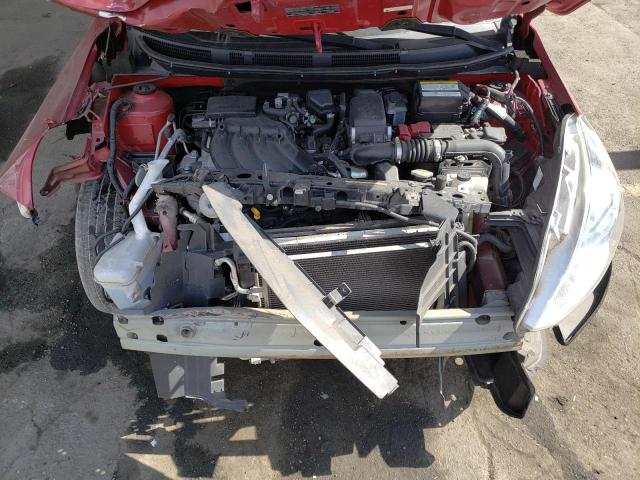 3N1CN7AP6HL822547 - 2017 NISSAN VERSA S RED photo 11