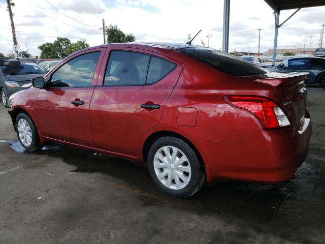 3N1CN7AP6HL822547 - 2017 NISSAN VERSA S RED photo 2