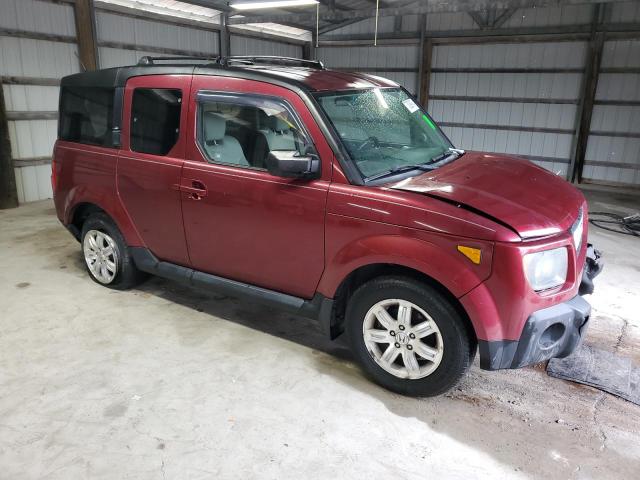 5J6YH18758L012443 - 2008 HONDA ELEMENT EX RED photo 4