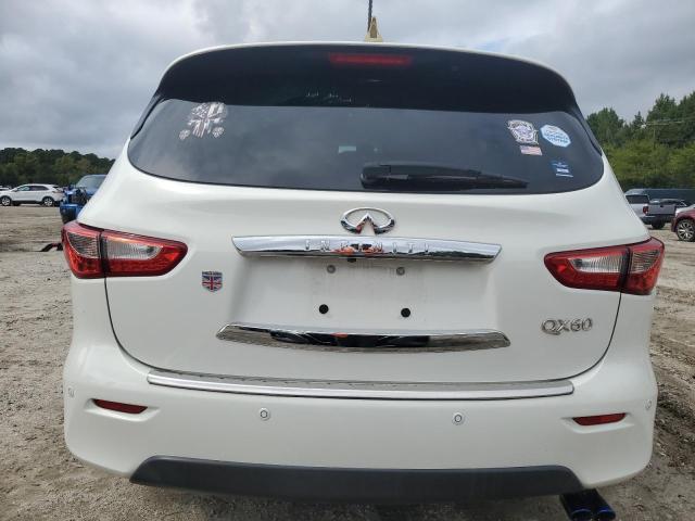 5N1AL0MM0EC547148 - 2014 INFINITI QX60 WHITE photo 6