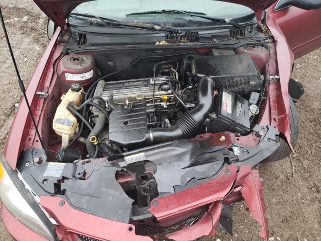 1G2NE52F83C263138 - 2003 PONTIAC GRAND AM SE MAROON photo 11